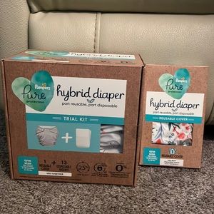 Pampers Pure Protection hybrid diaper New in box bundle